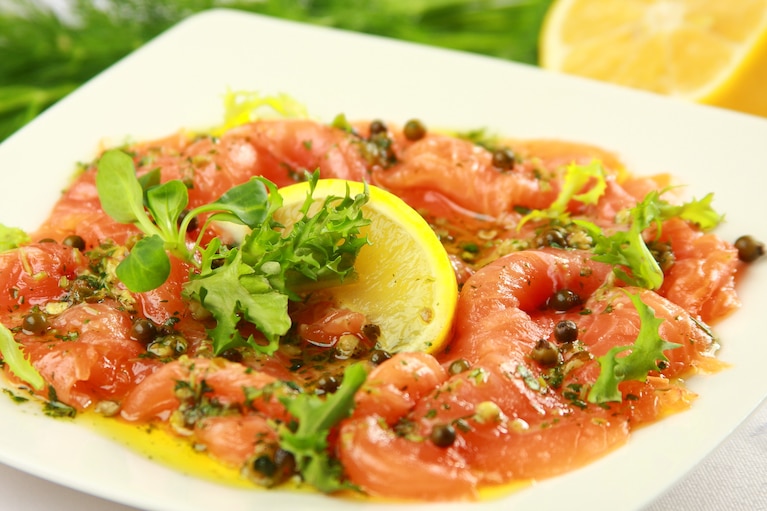 Przepis na Carpaccio z łososia Carpaccio z łososia