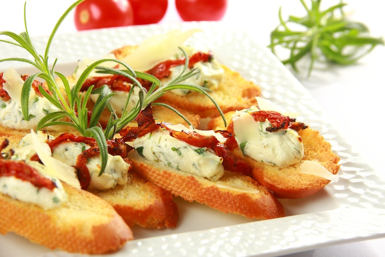 Przepis na Crostini z serem Crostini z serem