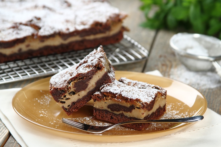 Przepis na Brownie z tiramisu Brownie z tiramisu