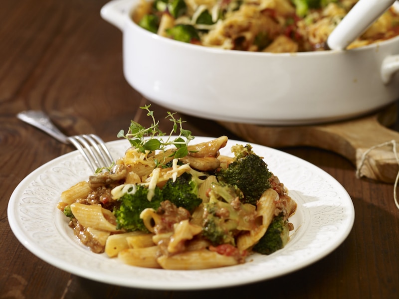 Penne z brokułami
