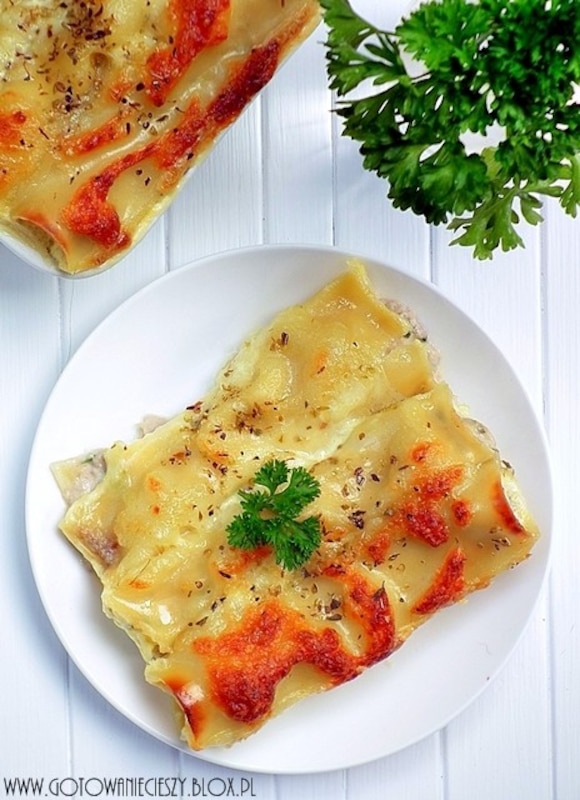Cannelloni z tuńczykiem i ricottą