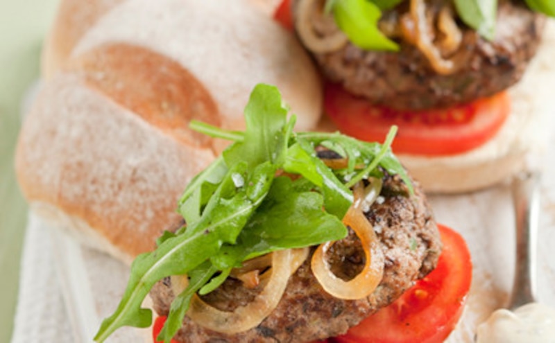 Domowe mini burgery