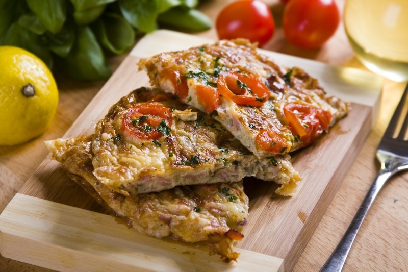 Frittata z szynką