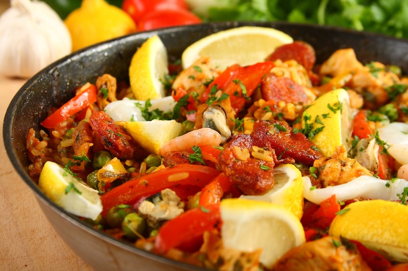 Paella a la navarro