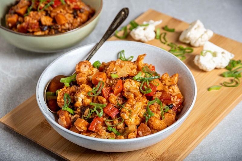 Risotto po meksykańsku z kalafiorem