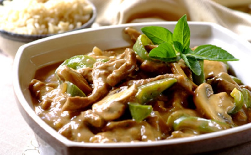 Stroganoff z kurczaka z papryką